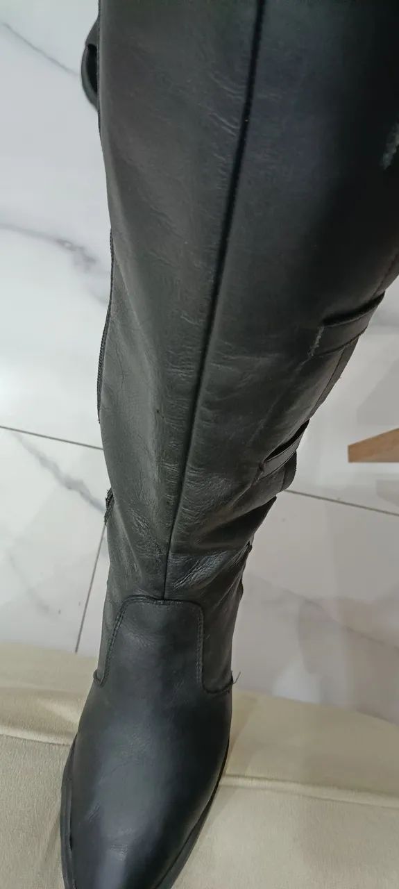 Bota em couro linda 37 - Foto 3