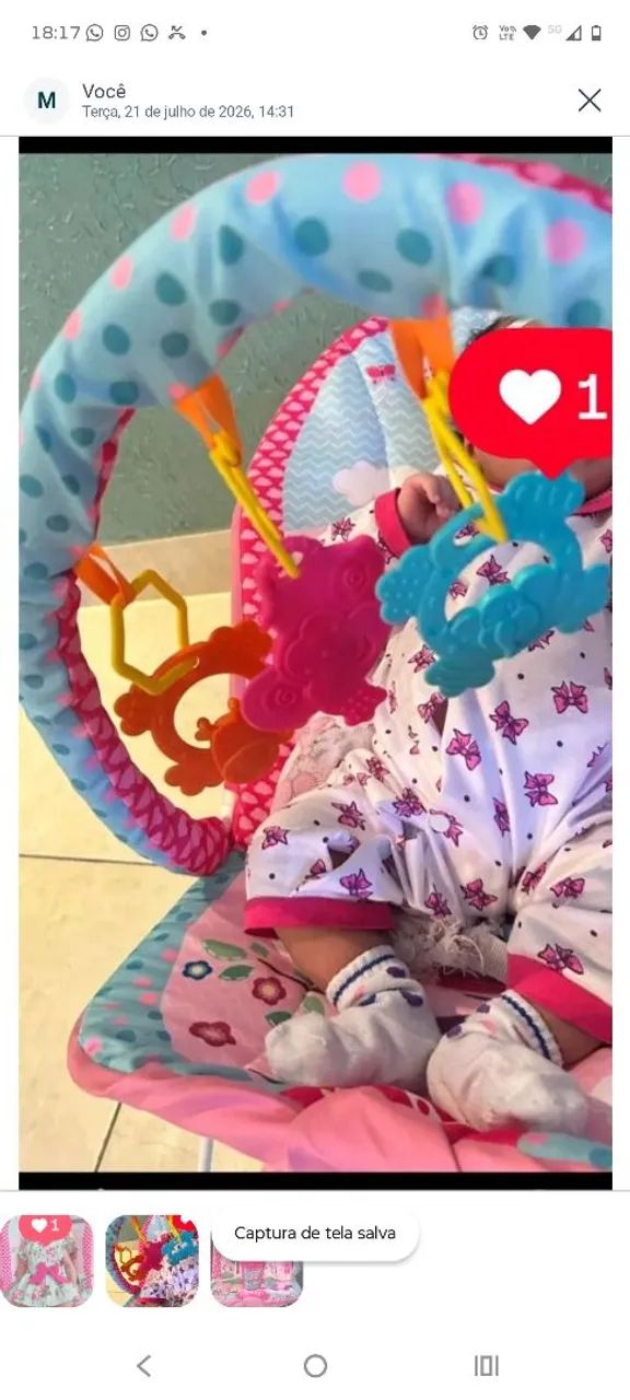 Cadeirinha de balanço  - Foto 3