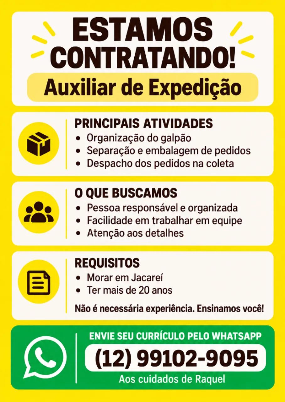 Auxiliar de Expedição