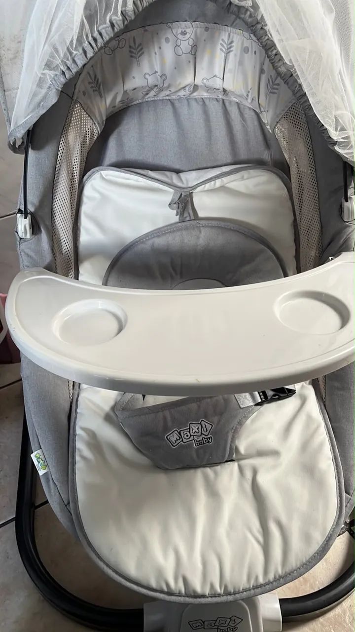 Cadeirinha de balanço de bebê elétrica