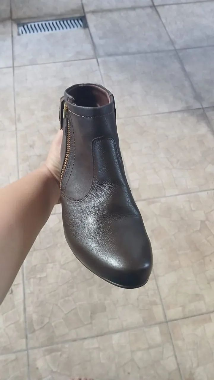 Bota comfortflex em couro legítimo - Foto 2