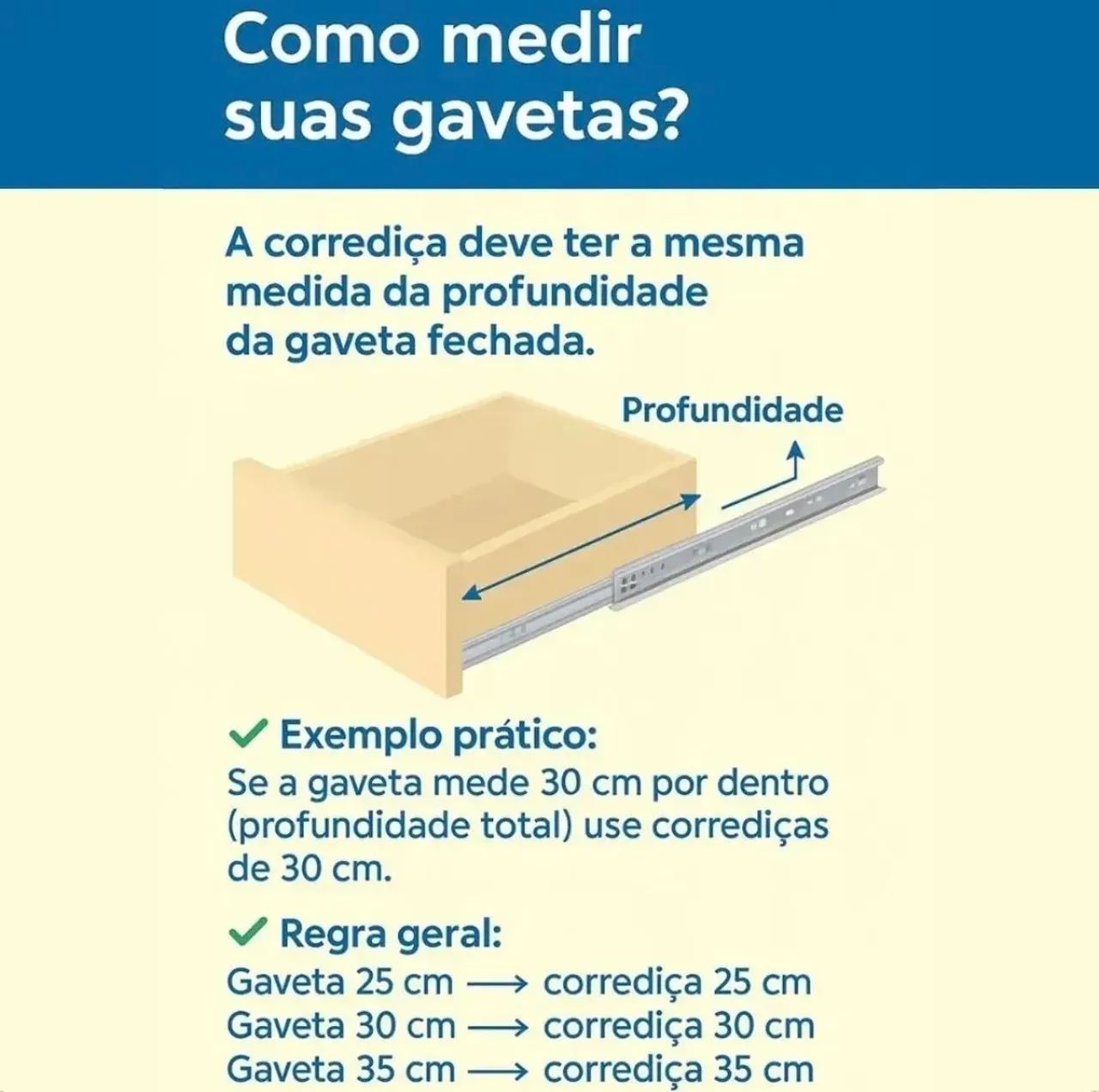 Corrediça 35cm - Foto 3