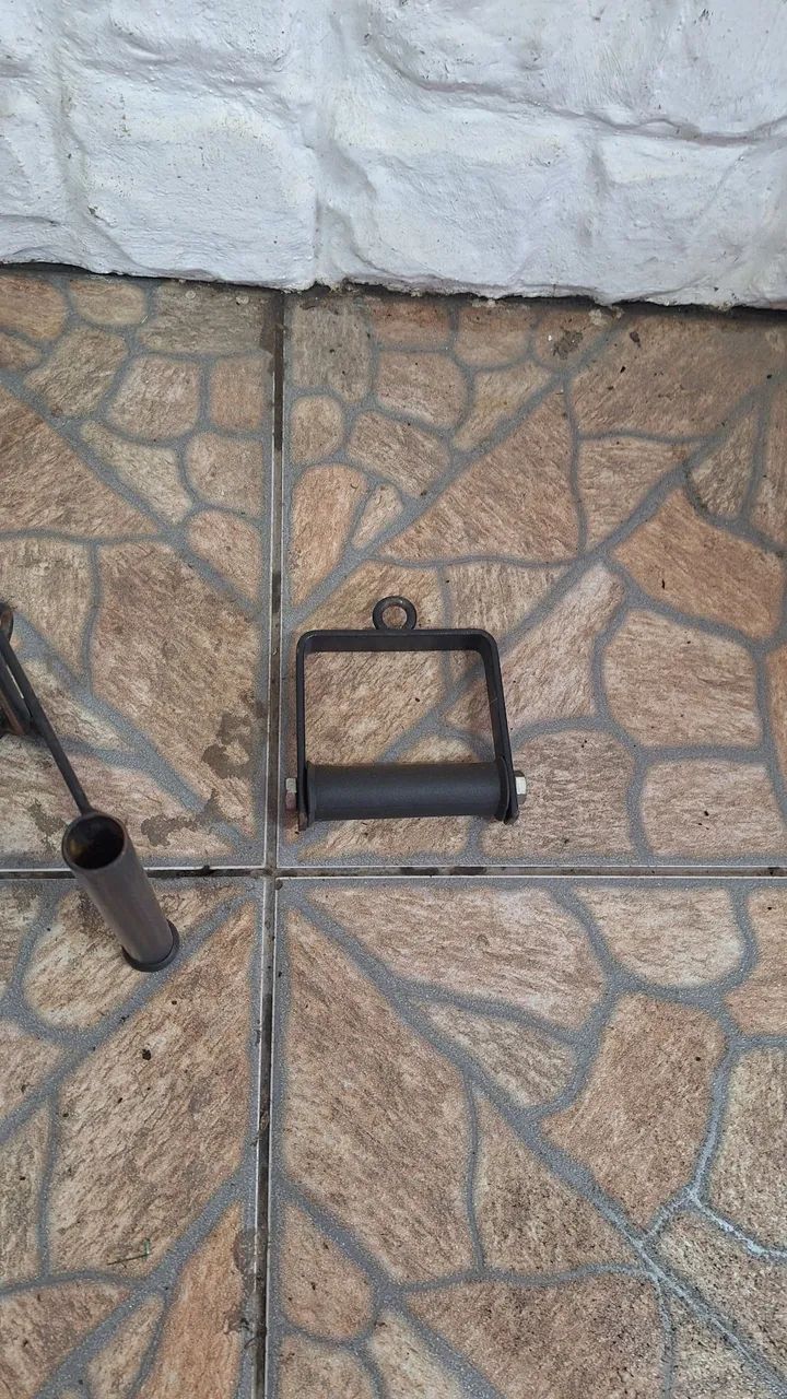 Kit Acessórios para Academia / Musculação - Puxadores e Caneleiras - Foto 5