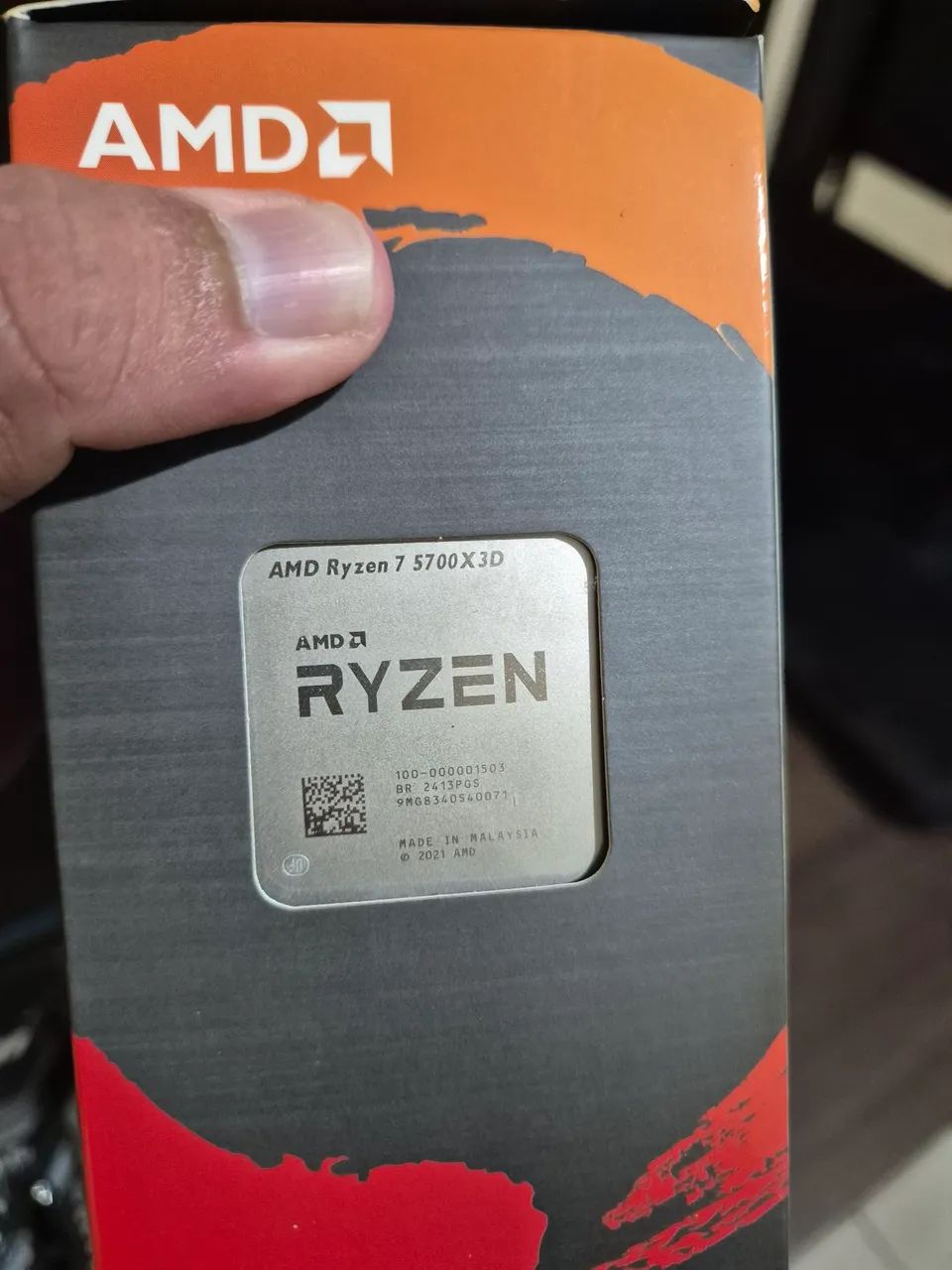 Processador AM4 AMD Ryzen 7 5700X3D  - Foto 2