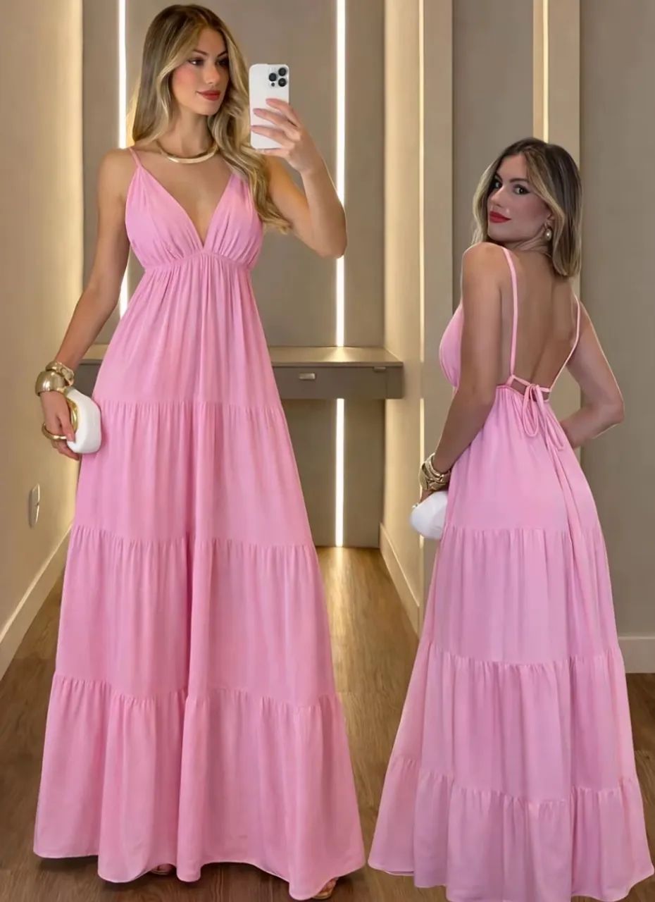 Vestido longo.