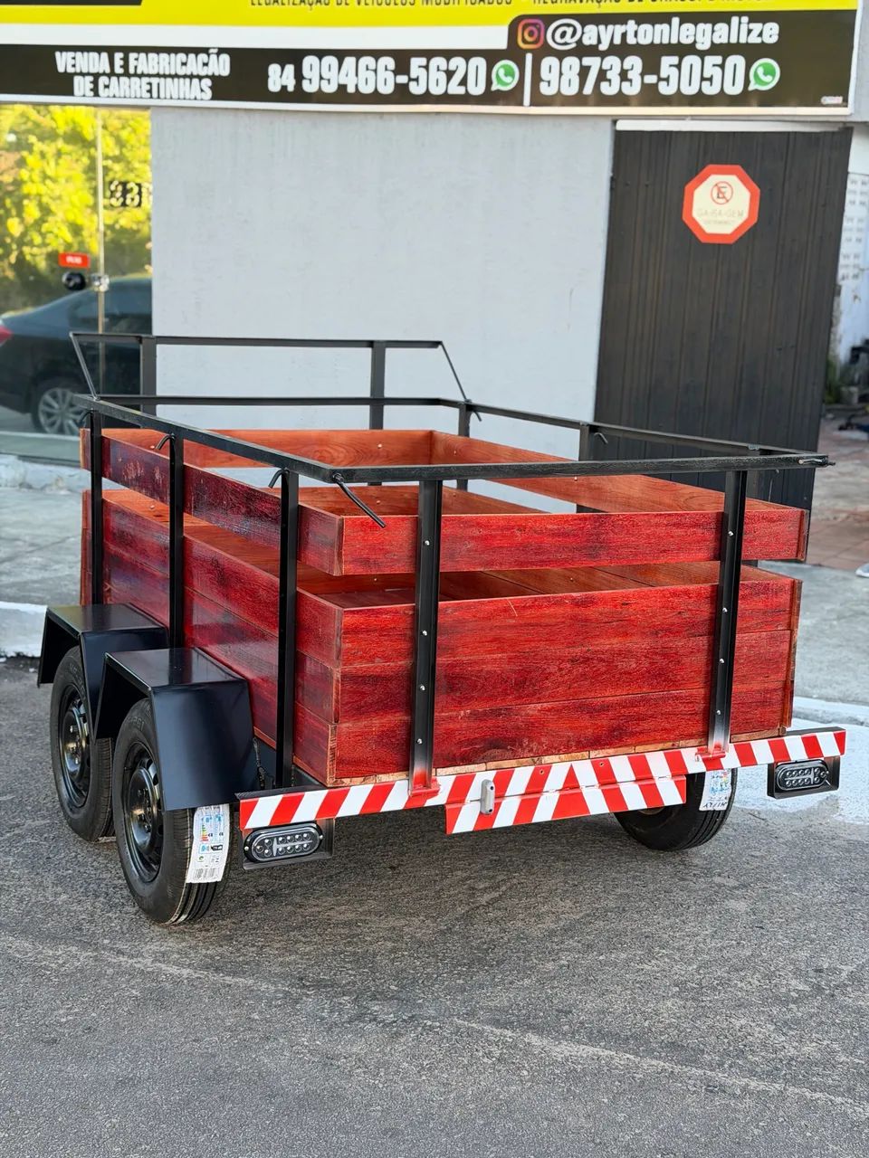 Reboque dois eixos qualidade e garantia 