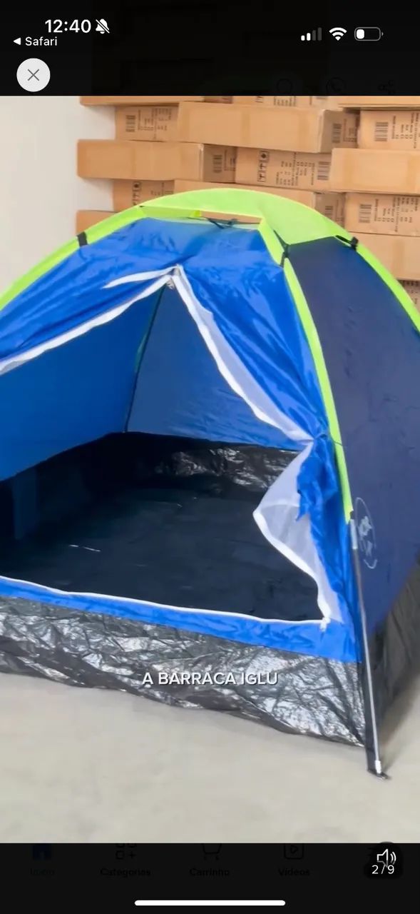 Barraca Camping Iglu 2 pessoas  - Foto 2