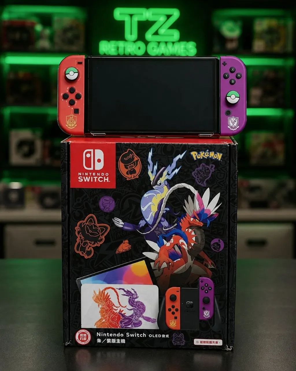 Nintendo Switch Oled Pokemon CIB Desbloqueado triple boot - Foto 2