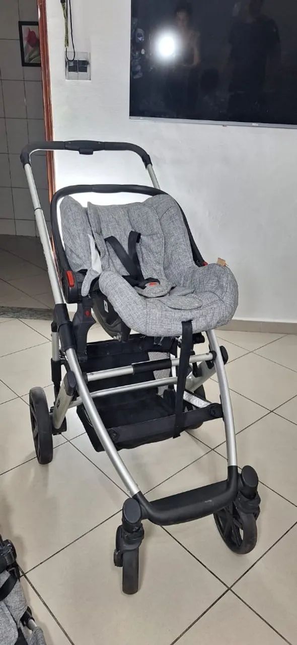 KIT CARRINHO BEBÊ 3 EM 1 - Foto 3