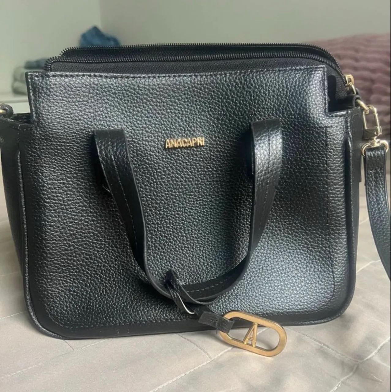 Bolsa Anacapri preta  - Foto 2
