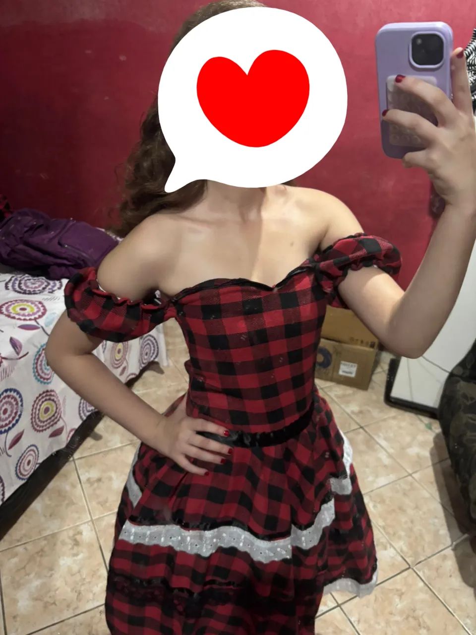 Vestido de quadrilha 