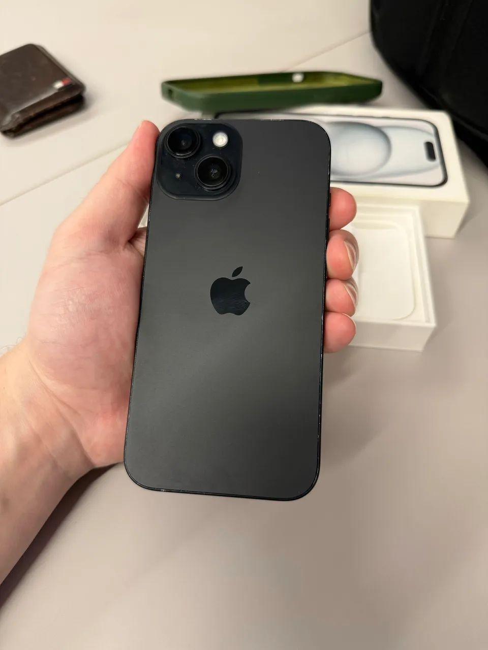iPhone 15 128GB Preto Impecável na Caixa