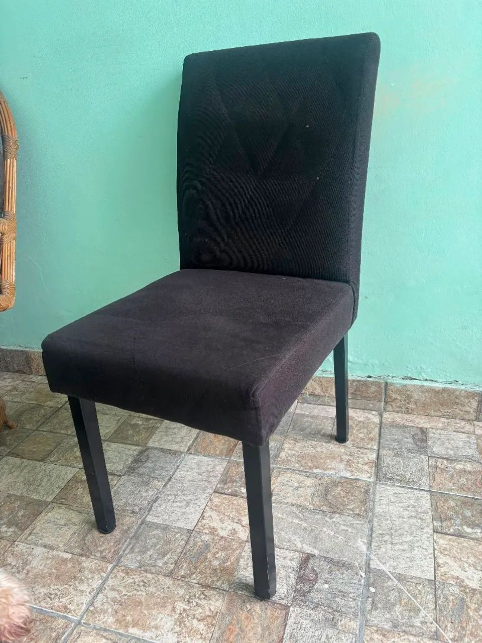 Conjunto cadeiras de jantar estofadas - Foto 3