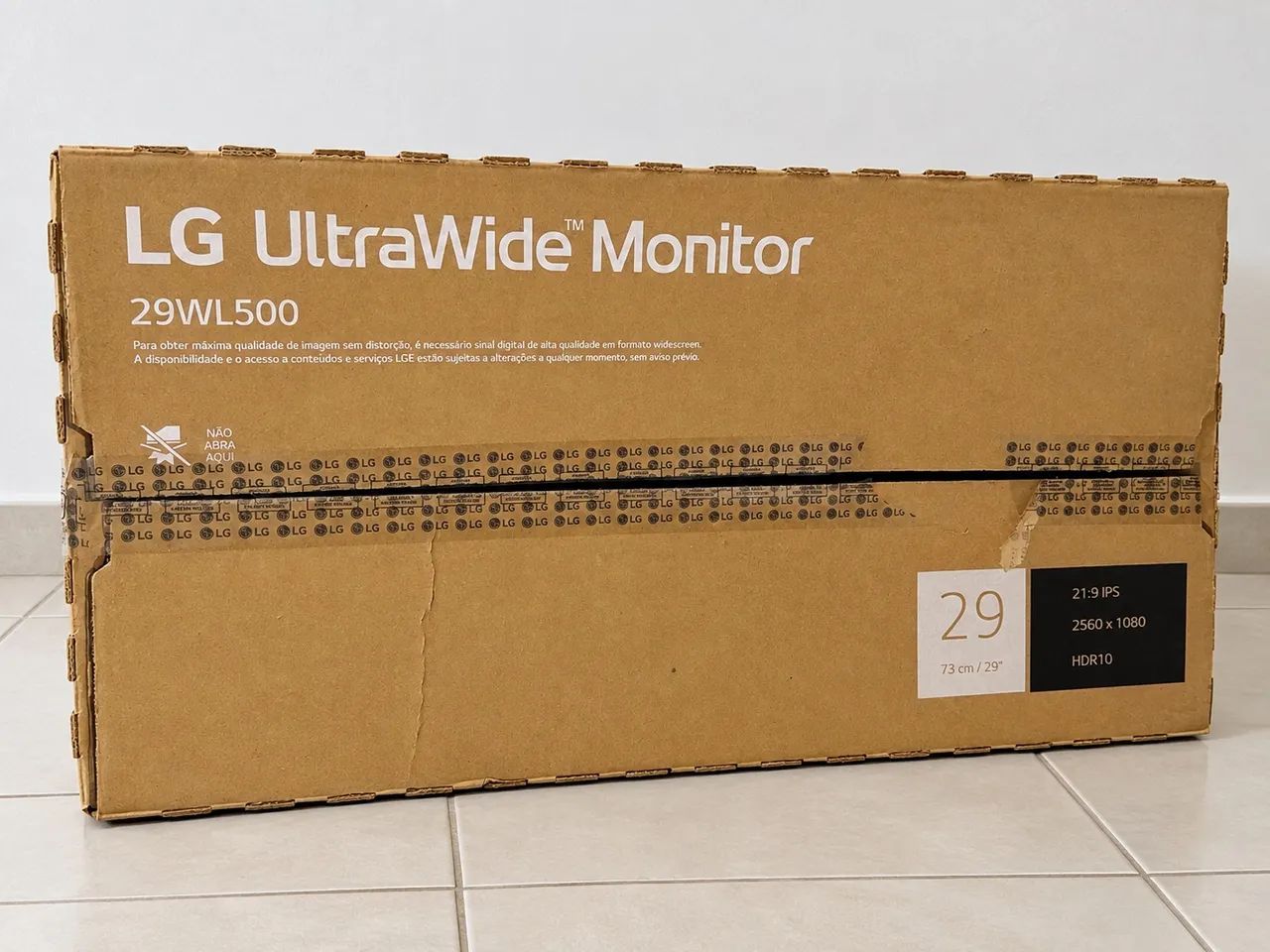 LG UltraWide 29 polegadas IPS 2560x1080 ? Só 157h de Uso ? na caixa em Estado de Novo - Foto 2