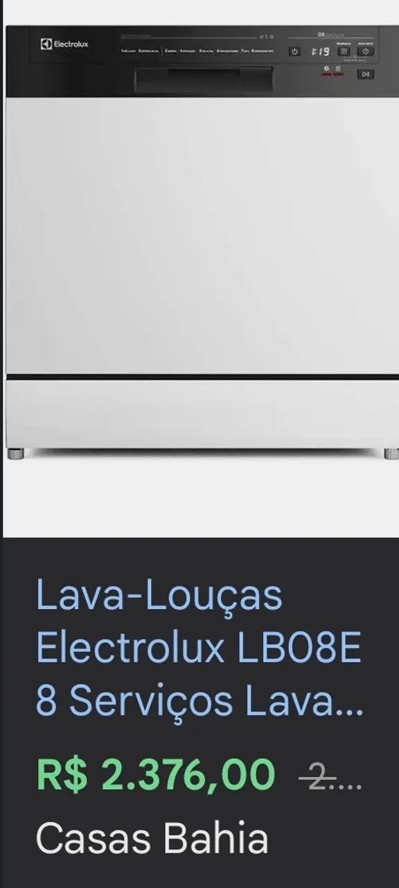 Lava louça Eletrolux 8 serviços  - Foto 4