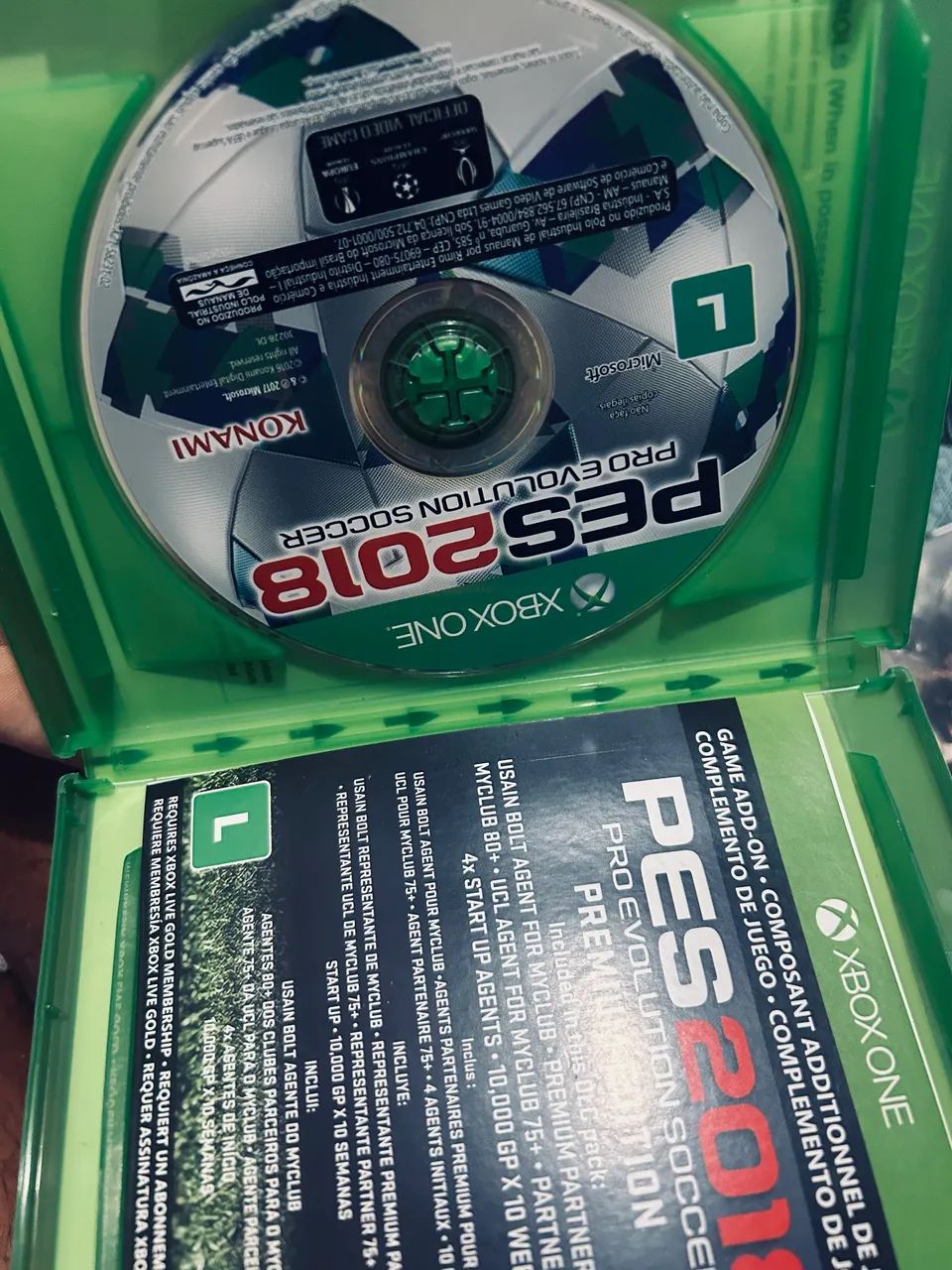 PES 2018 XBOX ONE ORIGINAL 