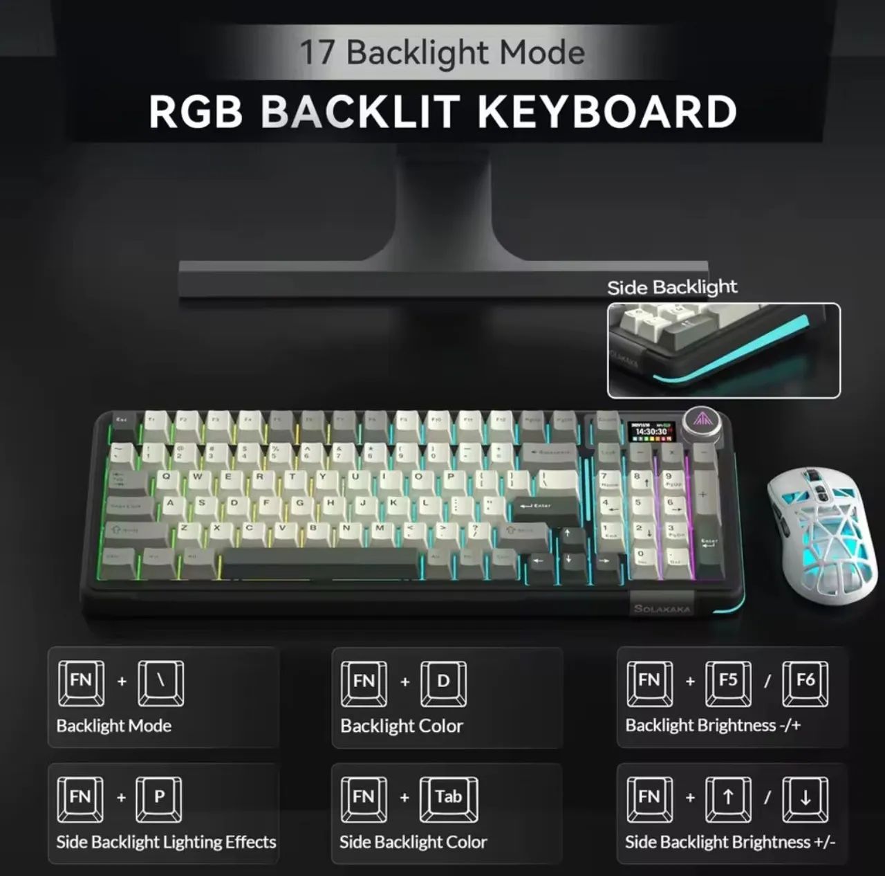 Teclado tri-modem solakaka - Foto 4