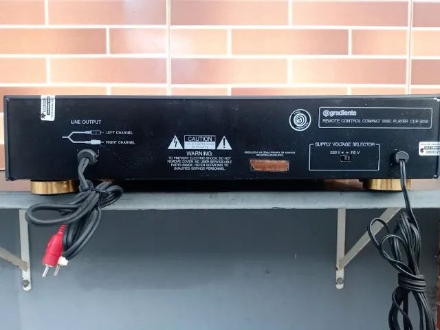cd player gradiente cdp 3000 (restaurado) - Foto 5