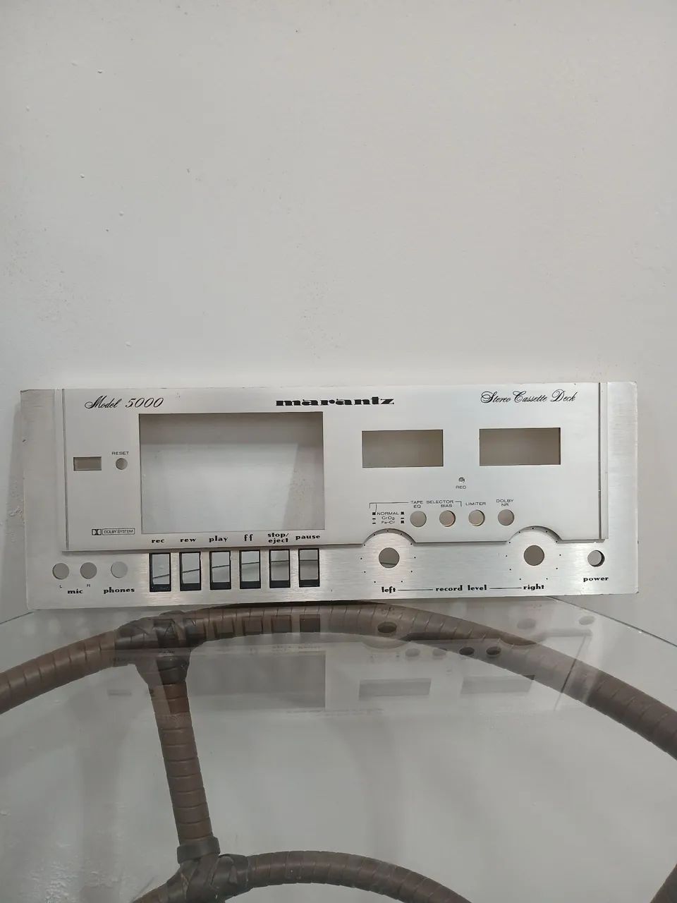 Tape deck Marantz Model 5000 ( Painel frontal)