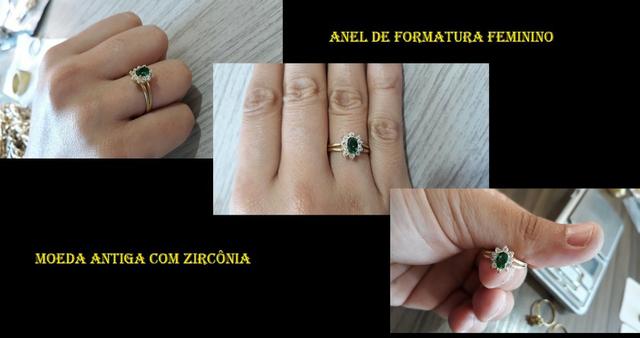 Aneis de formatura moeda antiga - Foto 4