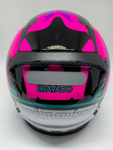 Capacete Ls2 Rapid Bravado Pink FF353 - Foto 3