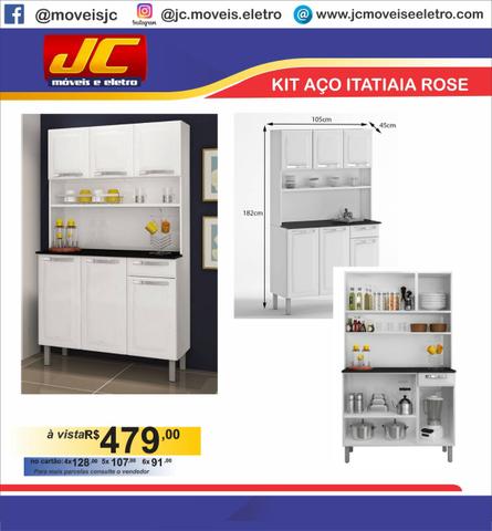 Armário em aço itatiaia rose mega promoção r$479,00 reais