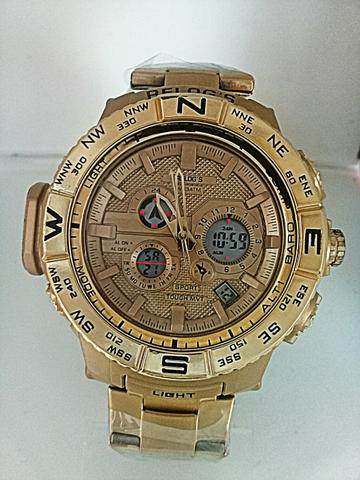 Fantástico relógio 12 funções é 1 produto exclusivo novo zerado última unidade - Foto 5