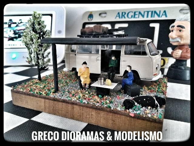 Diorama - "VW Kombi Acampamento" - Foto 2