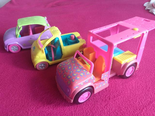 3 carrinhos da poly