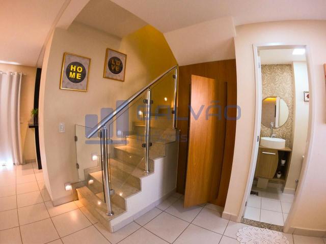 JG. Excelente/linda casa duplex com piscina de 3 quartos com suíte, pertinho da praia e - Foto 13