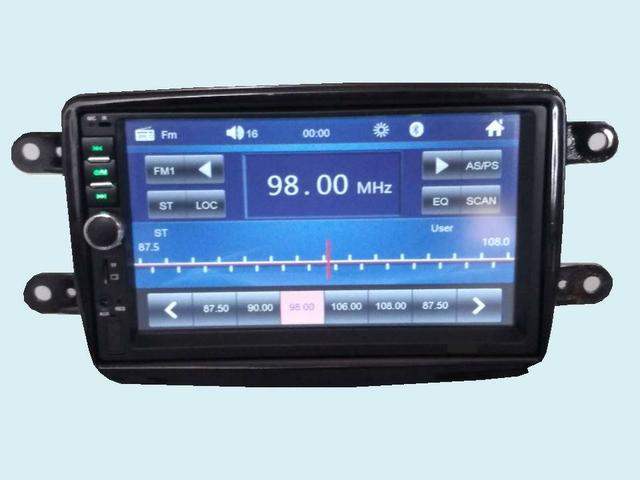 Multimídia Pálio Idéa Siena Strada Duster Sandero Logan Kwid GPS Por Espelhamento Ent USB - Foto 6