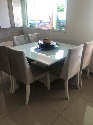 Vendo mesa de luxo com tampo giratório - Foto 2