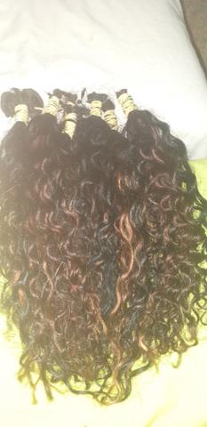 Cabelo cacheado 200 gramas 550 .passo cartão e pic pay - Foto 4