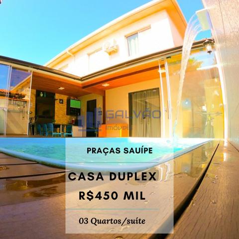 JG. Excelente/linda casa duplex com piscina de 3 quartos com suíte, pertinho da praia e - Foto 20
