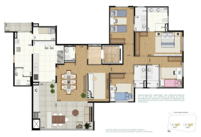 Art House - Apartamento de Alto Padrão com 4 suítes e varanda gourmet - 3 vagas - Foto 18