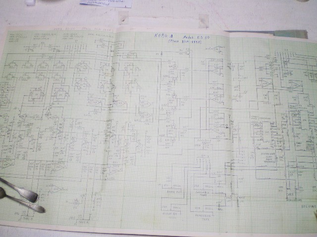 Esquemário teclado Roland ES-50 (?A?). - Cód. 439 - - Foto 3