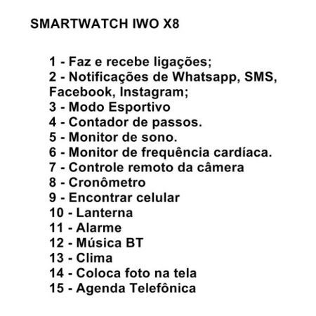 Smartwatch x8 Max 