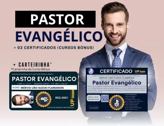 Curso Online e Gratuito de Básico de Pastor Evangélico