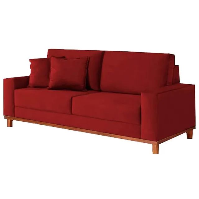 Sofá Grécia em Suede 4 Lugares!! Pr8717m - Foto 2