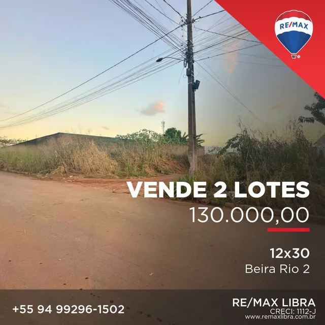 Re/Max Libra Vende 2 Lotes