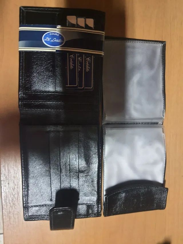 Carteira masculina com porta documento extra - Foto 4