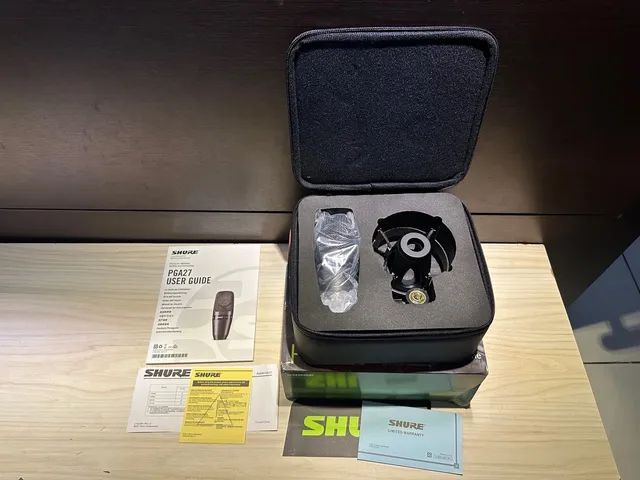 Microfone condensar pga 27 Shure zero  - Foto 4