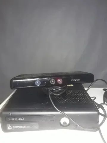 Xbox 360 com Kinect e jogos,troco por tv ou notebook. - Videogames