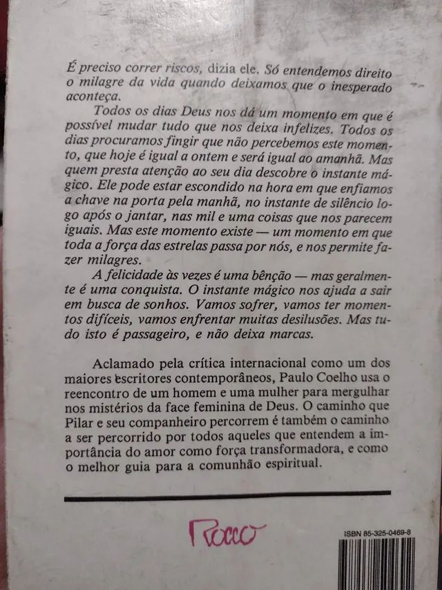 O Alquimista Nas margens do rio Piedra. As Valkírias Verônica Decide Morrer Paulo Coelho  - Foto 3
