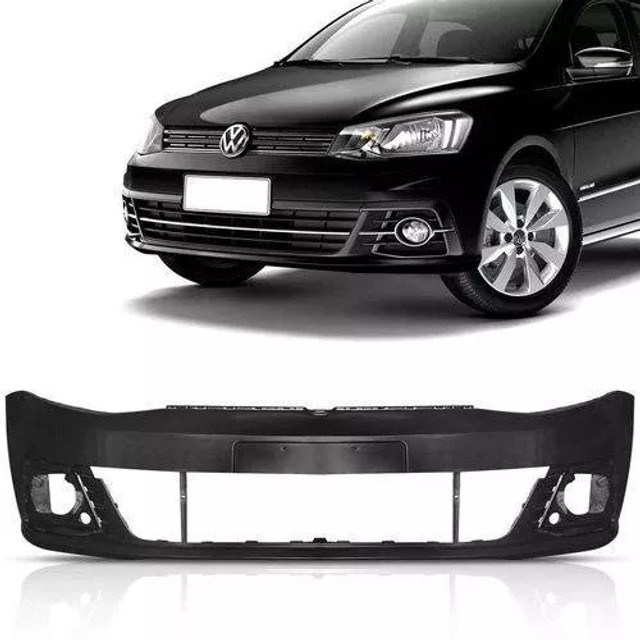 Parachoque Dianteiro Volkswagen Gol G7 2017/2018 - Preto Liso- Loma Plast 