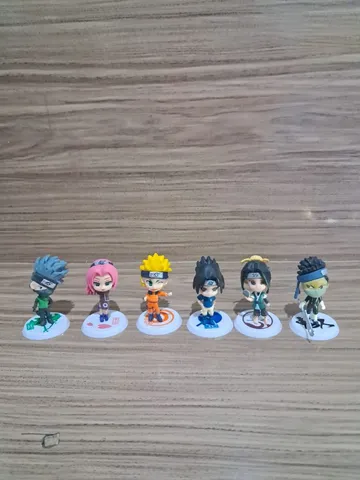 Naruto Shippuden Cartelado Kit completo com 6 bonecos 15 cm em