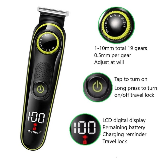 Máquina de cabelo Kemei 5 em 1 com bag - Foto 2