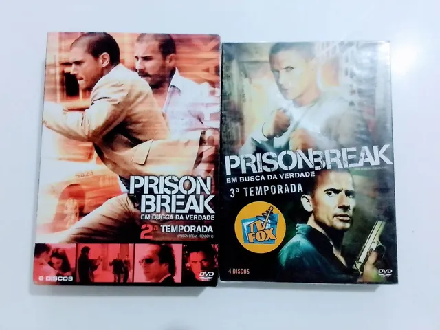 Prison Break Coleção Completa Box set 23 dvds - DVD, Blu-Ray e