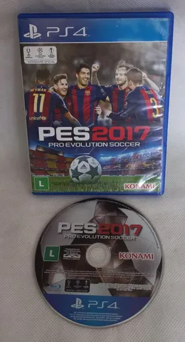 Jogo Pro Evolution Soccer 2017 Pes 17 Playstation 4 Ps4 Mídia Física  Futebol Usado