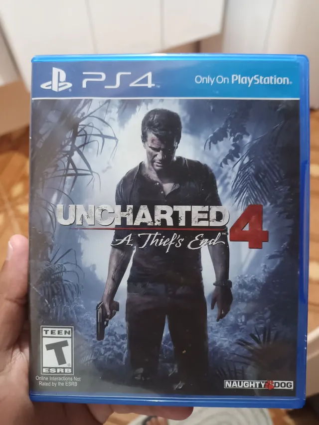 Uncharted 4 Ps4 mídia física original seminovo Play 4